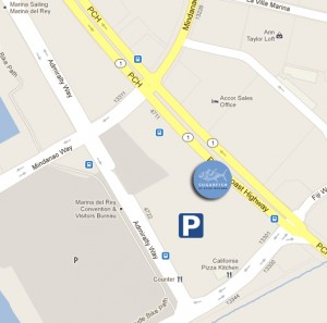 Click here for parking map SUGARFISH Marina del Rey