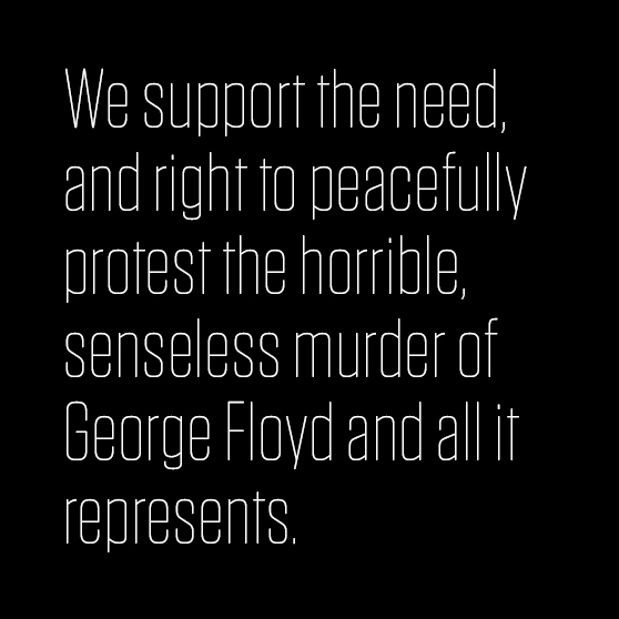 Black tile with text